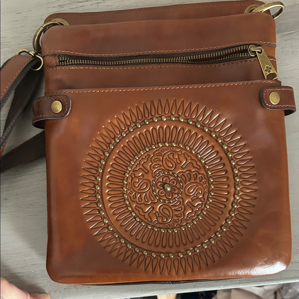 Patricia Nash Brown Crossbody Bag